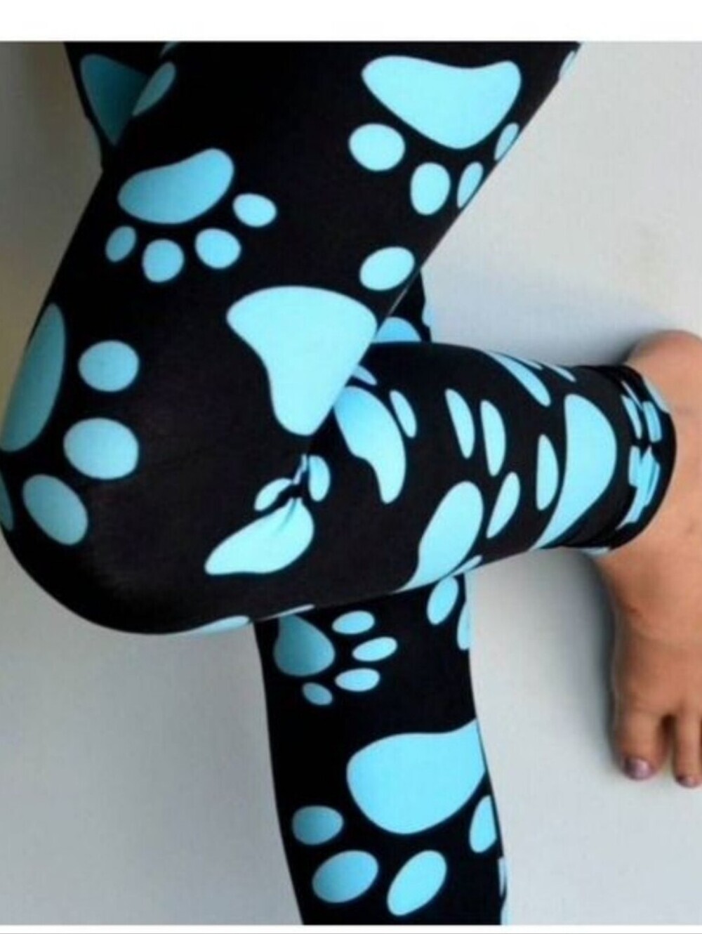 LEGGINGS DEPOT Paw Animal Print Full length Leggings Size 12-20 NWT